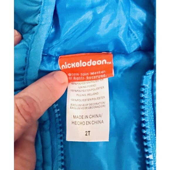 Nickelodeon Paw Patrol Puffer Vest Toddler   Blue Size 2T - Picture 2 of 4